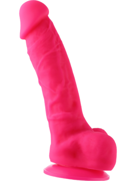 Hismith: KlicLok Silicone Dildo, 21 cm, pink