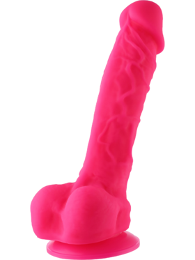 Hismith: KlicLok Silicone Dildo, 21 cm, pink