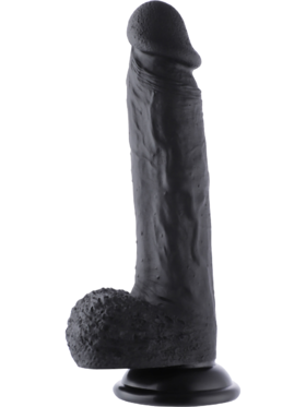 Hismith: KlicLok Silicone Dildo, 20 cm, black