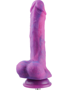 Hismith: KlicLok Silicone Dildo, 19 cm, purple