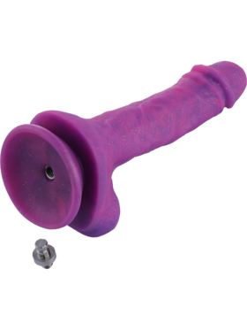 Hismith: KlicLok Silicone Dildo, 19 cm, purple