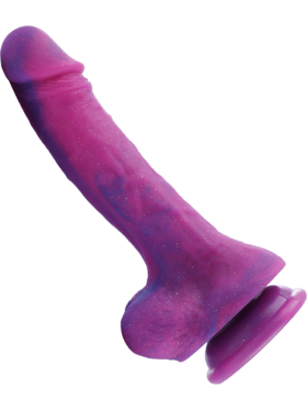 Hismith: KlicLok Silicone Dildo, 19 cm, purple