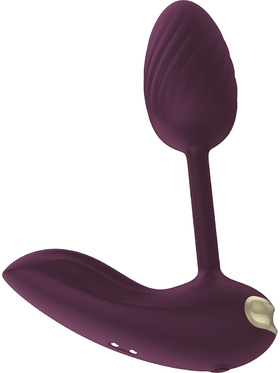 Dream Toys: Essentials, Flexible Wearable Vibrating Egg, purple