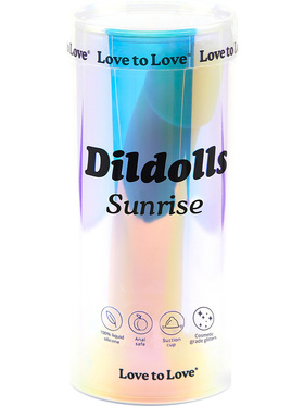 Love to Love: Dildolls Sunrise, Dildo with Suction Cup, 18 cm