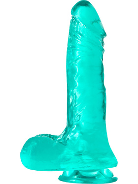 B Yours Plus: Ram n' Jam Dildo, 20 cm, turquoise