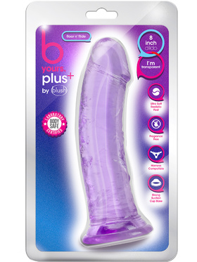B Yours Plus: Roar n' Ride Dildo, 20 cm, purple