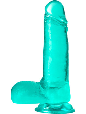 B Yours Plus: Rock n' Roll Dildo, 18 cm, turquoise