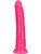 RealRock: Glow in the Dark Realistic Dildo, 20 cm, pink