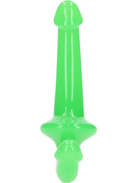 RealRock: Glow in the Dark Strapless Strap-On, green