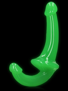 RealRock: Glow in the Dark Strapless Strap-On, green