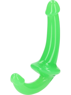 RealRock: Glow in the Dark Strapless Strap-On, green