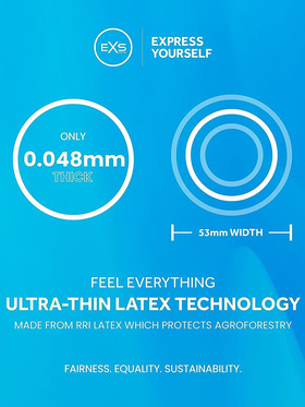 EXS Pure: Condoms, 48-pack