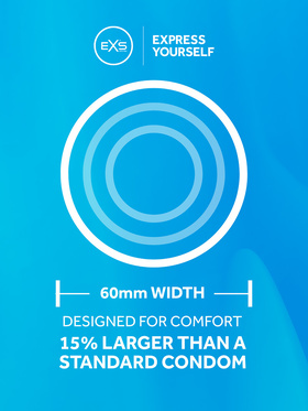 EXS Magnum Large: Condoms, 48-pack