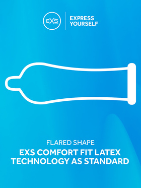 EXS Mixed Flavoured: Condoms, 48-pack