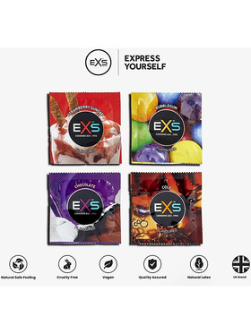EXS Mixed Flavoured: Condoms, 48-pack