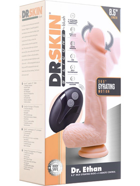 Dr. Skin Silicone: Dr. Ethan Gyrating Dildo, 22 cm 
