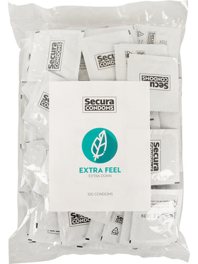Secura: Extra Feel, Condoms, 100-pack