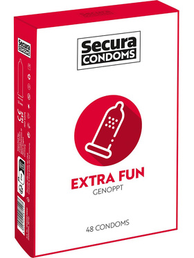 Secura: Extra Fun, Condoms, 48-pack