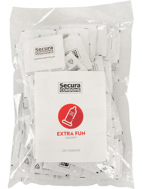 Secura: Extra Fun, Condoms, 100-pack