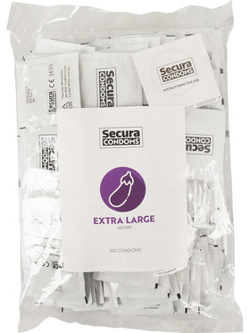 Secura: Extra Large, Condoms, 100-pack