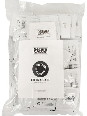 Secura: Extra Safe, Condoms, 100-pack