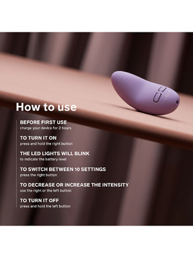 LELO: Lily 3, Clitoral Vibrator, darkpurple