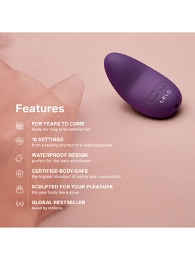 LELO: Lily 3, Clitoral Vibrator, darkpurple