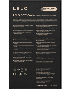 LELO: Dot Cruise, Pinpoint Clitoral Vibrator, peach