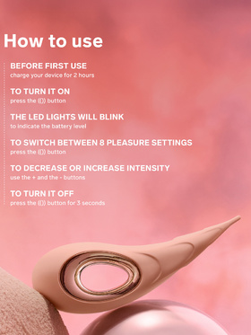 LELO: Dot Cruise, Pinpoint Clitoral Vibrator, peach