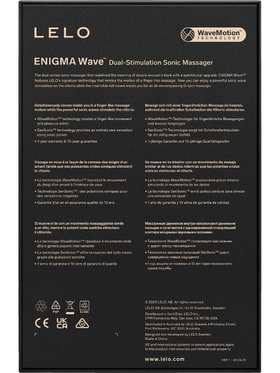 LELO: Enigma Wave, Triple-Stimulating Vibrator, black