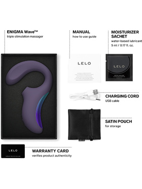 LELO: Enigma Wave, Tripple Stimulating Vibrator, purple