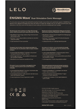 LELO: Enigma Wave, Triple Stimulating Vibrator, purple