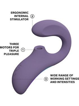 LELO: Enigma Wave, Tripple Stimulating Vibrator, purple