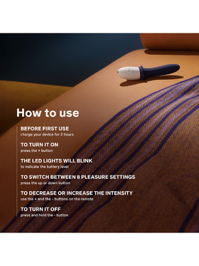 LELO: Billy 2, Prostate Vibrator, black