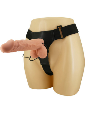 Baile: Ultra Harness with Multi-Speed Strap-On, 24 cm