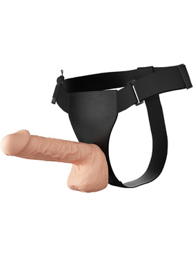 Baile: Ultra Harness with Multi-Speed Strap-On, 26 cm