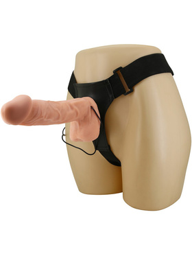 Baile: Ultra Harness with Multi-Speed Strap-On, 26 cm