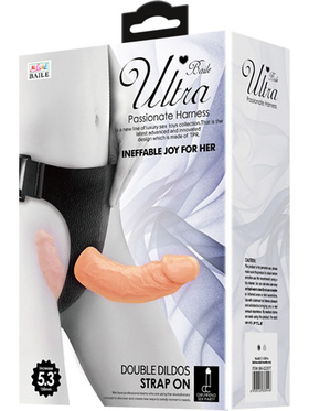Baile: Ultra Harness with Double Dildos Strap-On