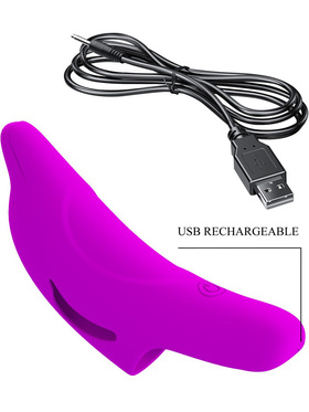 Pretty Love: Honey Finger, Delphini Fingering Vibrator, purple