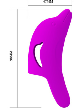 Pretty Love: Honey Finger, Delphini Fingering Vibrator, purple