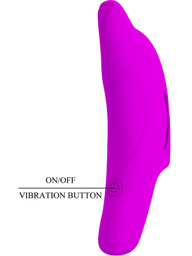 Pretty Love: Honey Finger, Delphini Fingering Vibrator, purple