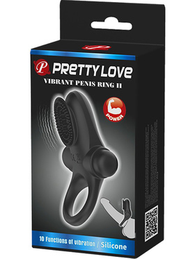 Pretty Love: Vibrant Penis Ring 2, black
