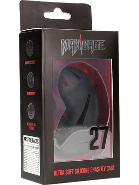 ManCage: Model 27, Ultra Soft Silicone, black