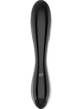Satisfyer: Dazzling Crystal 1, Glass Dildo, black