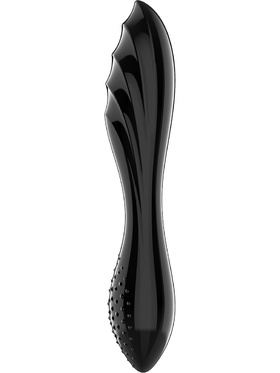 Satisfyer: Dazzling Crystal 1, Glass Dildo, black