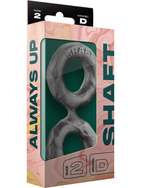 Shaft: Model D Double C-Ring, Size 2 (Medium), grey