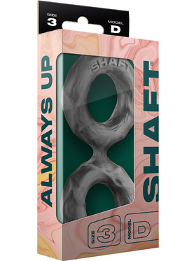 Shaft: Model D Double C-Ring, Size 3 (Large), grey