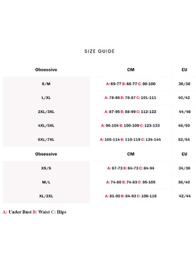 Obsessive: Sharlotte, Lace Lingerie Set, S/M