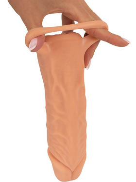 Nature Skin: 2in1 Extension + Masturbator, medium