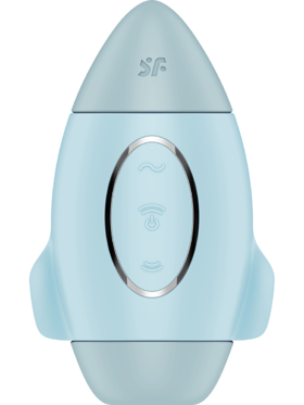 Satisfyer: Mission Control, Double Air Pulse Vibrator, blue